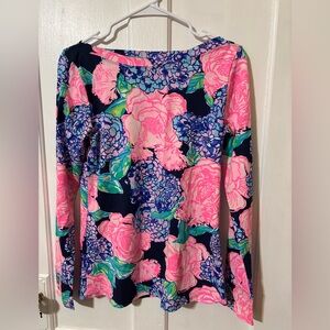 Lilly Pulitzer Ophelia long sleeve floral top